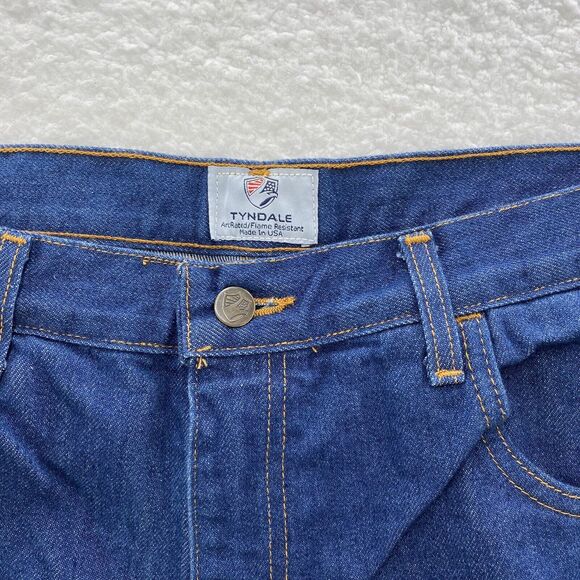 Tyndale Jeans Men's 38x30 Blue F290T Arch Rated Fire Resistant American Workwear - Picture 5 of 16